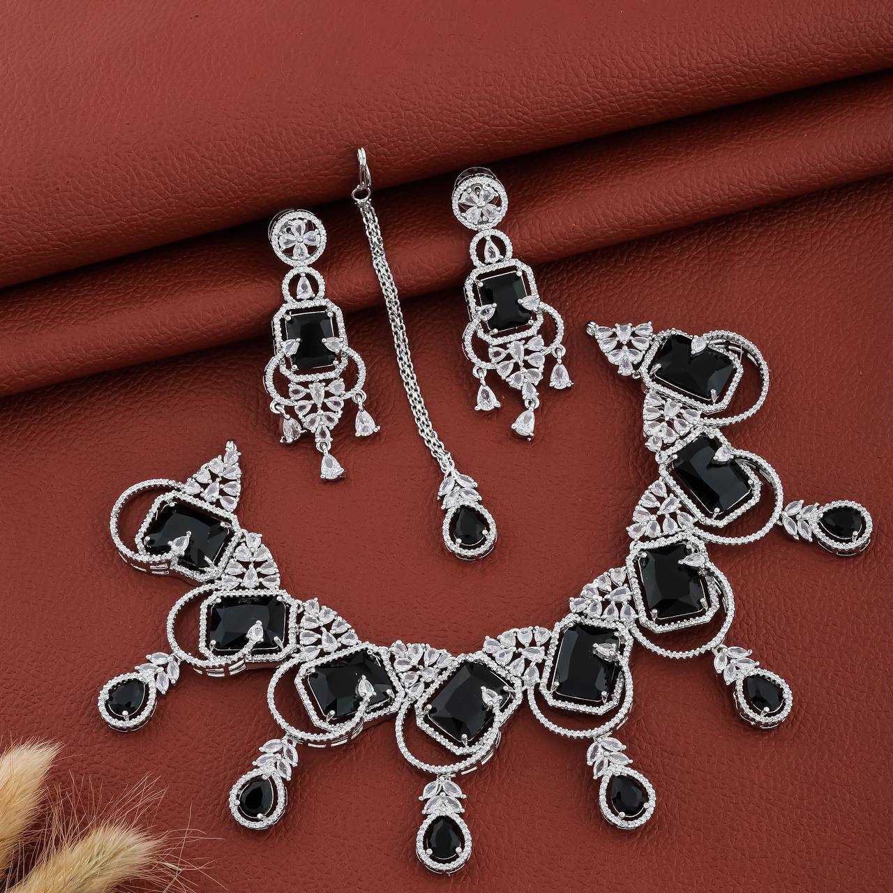 Ynf AD Diamond KESH192 Womens Jewellery Wholesale AD Diamond Necklace Necklaces Set Fashion Necklace Manufacturer