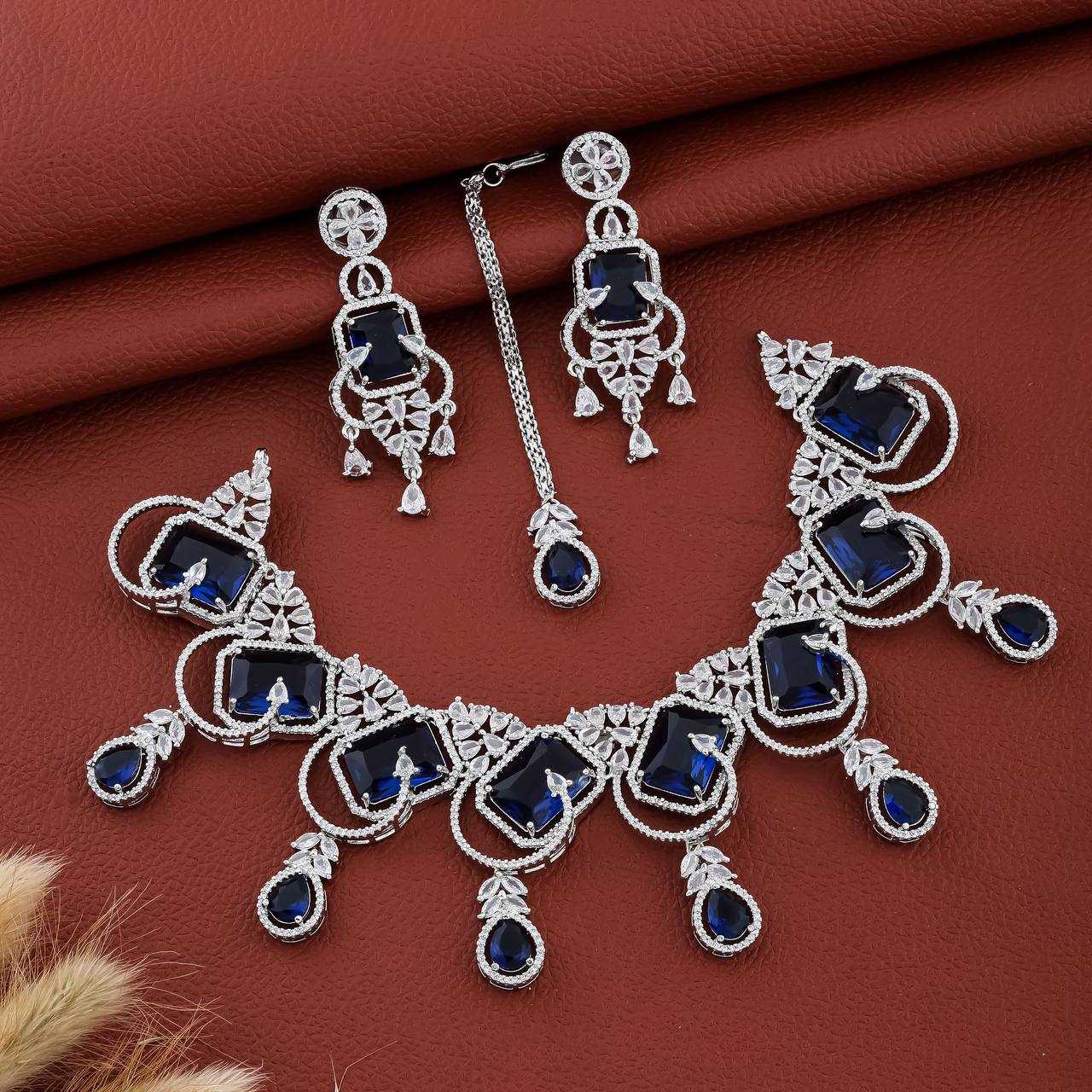Ynf AD Diamond KESH192 Womens Jewellery Wholesale AD Diamond Necklace Necklaces Set Fashion Necklace Manufacturer