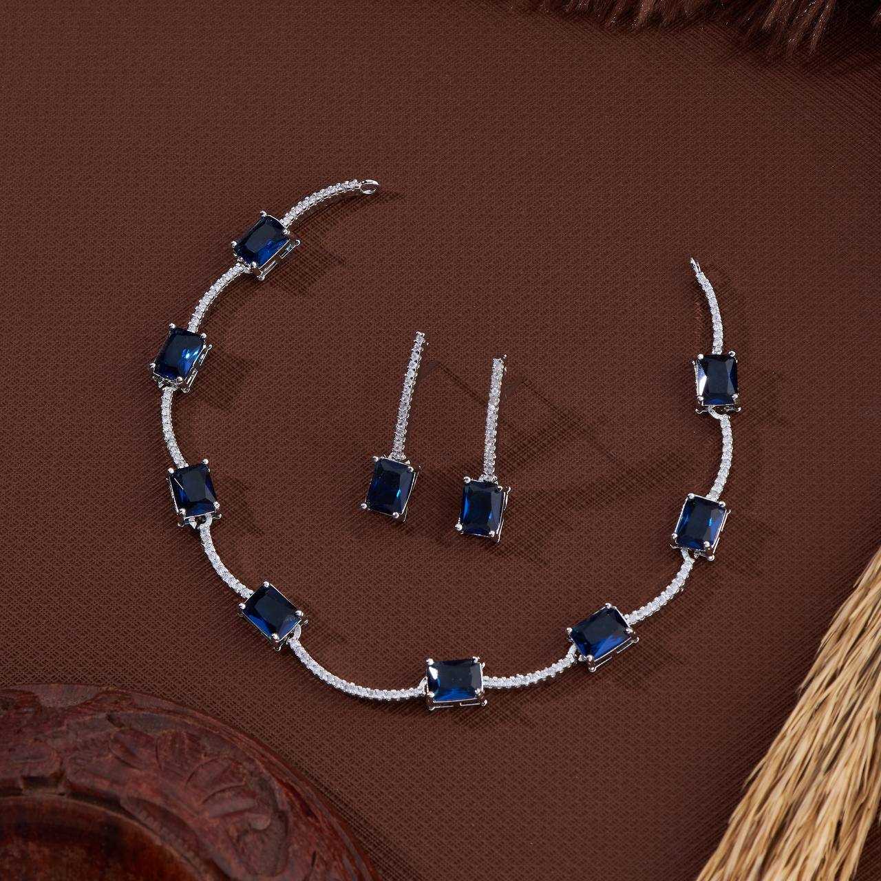 Ynf AD Diamond KESH192 Womens Jewellery Wholesale AD Diamond Necklace Necklaces Set Fashion Necklace Manufacturer