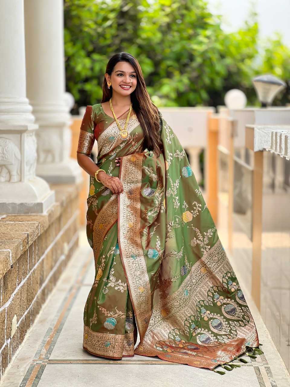 Ynf Banana Silk RIN197 2971 Sarees Wholesale Designer Sarees Bridal Sarees Silk Sarees Manufacturer