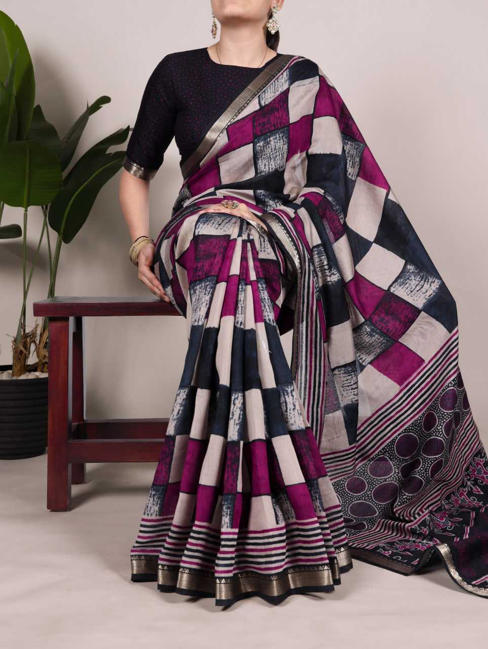 Ynf Chanderi Silk KESH134 7045 Sarees Wholesale Fancy Sarees Printed Sarees Chanderi Sarees Manufacturer