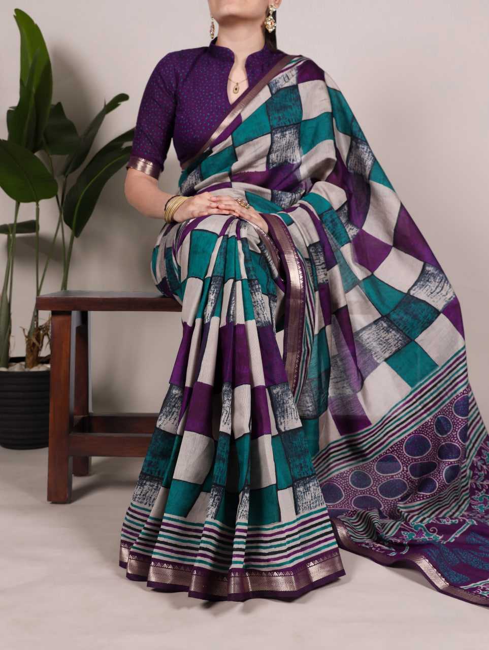 Ynf Chanderi Silk KESH134 7045 Sarees Wholesale Fancy Sarees Printed Sarees Chanderi Sarees Manufacturer