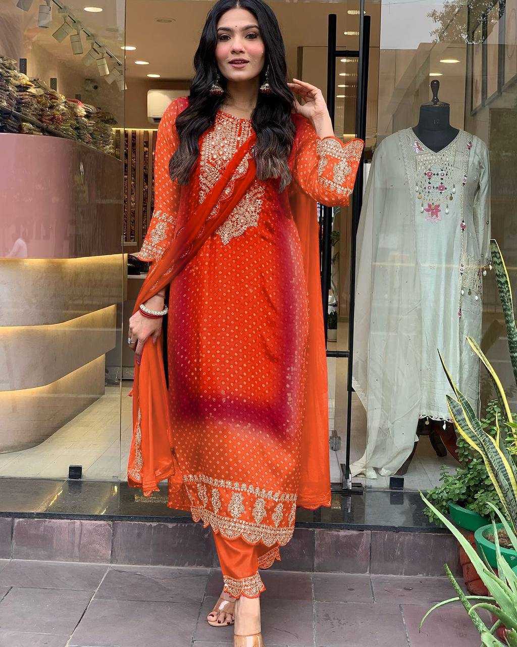 Ynf Chinon KESH501 soothing Suits & Dresses Wholesale Ladies Suits Printed Suits Wedding Suits Manufacturer