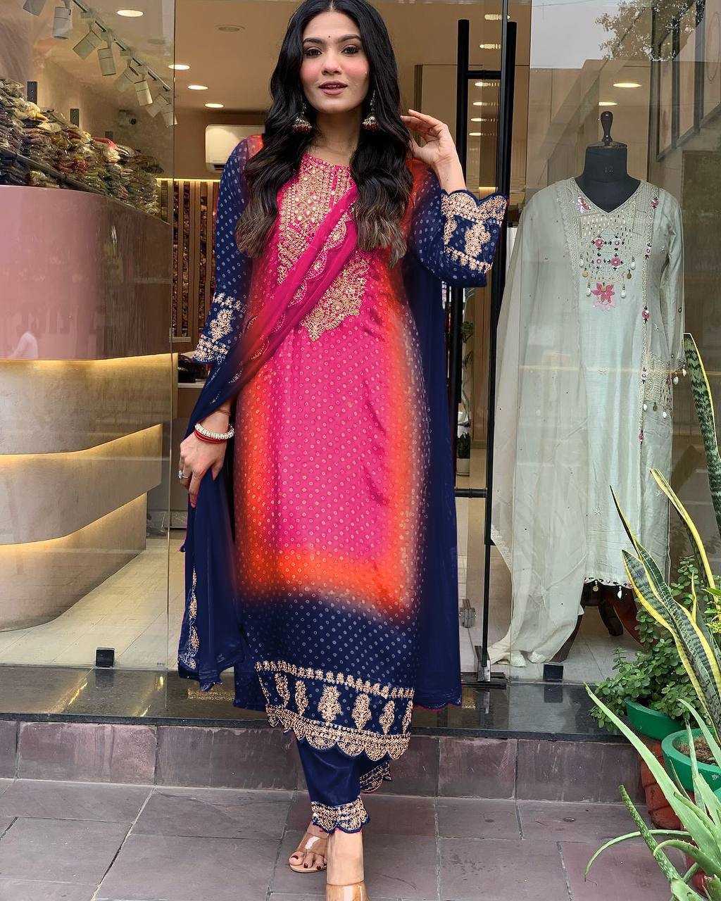 Ynf Chinon KESH501 soothing Suits & Dresses Wholesale Ladies Suits Printed Suits Wedding Suits Manufacturer
