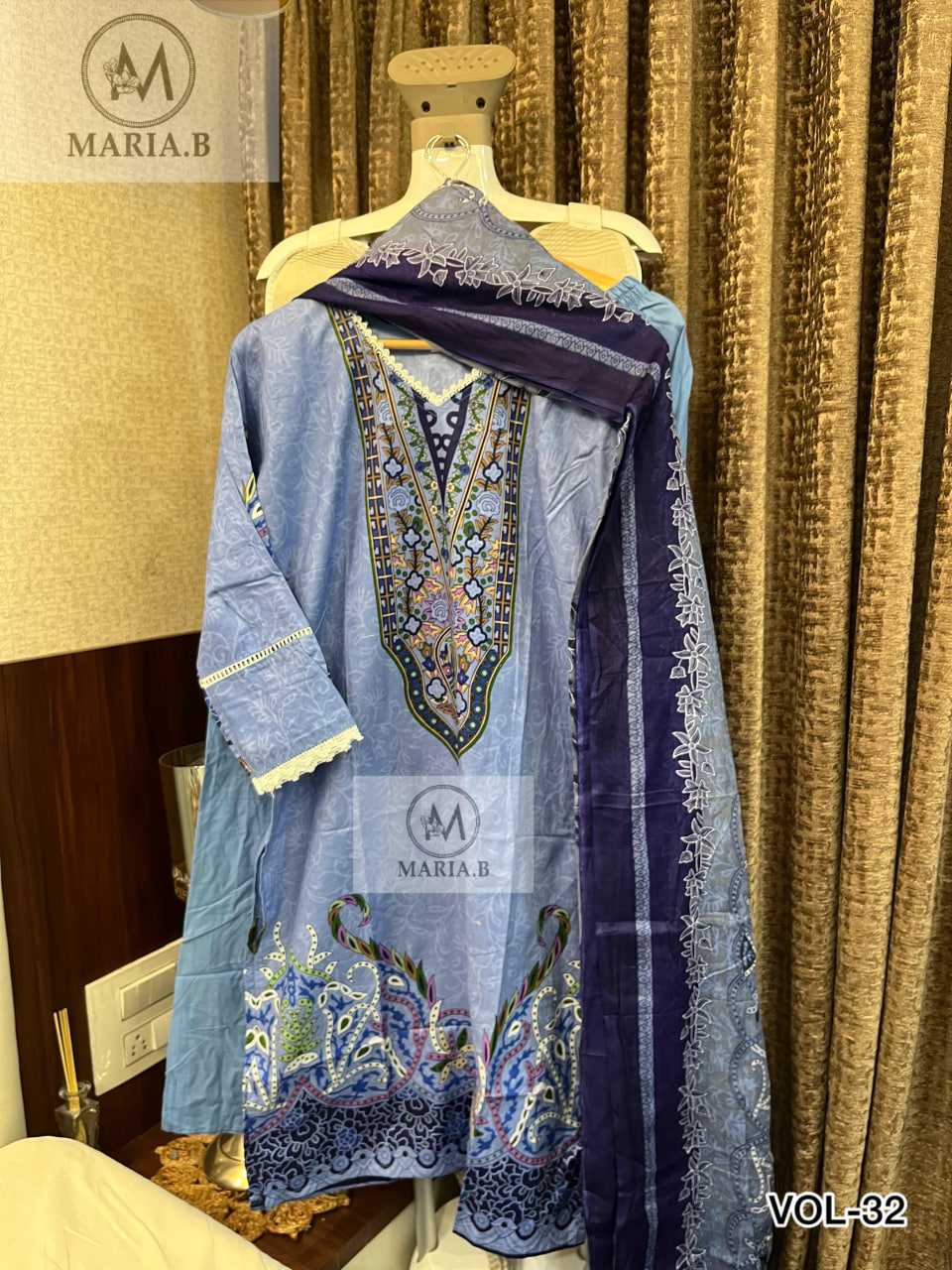 Ynf Cotton KESH444 MB-STITCH VOL 32 Suits & Dresses Western Wears Festive Collections Wholesale Printed Suits Cotton Suits Casual Dresses Manufacturer