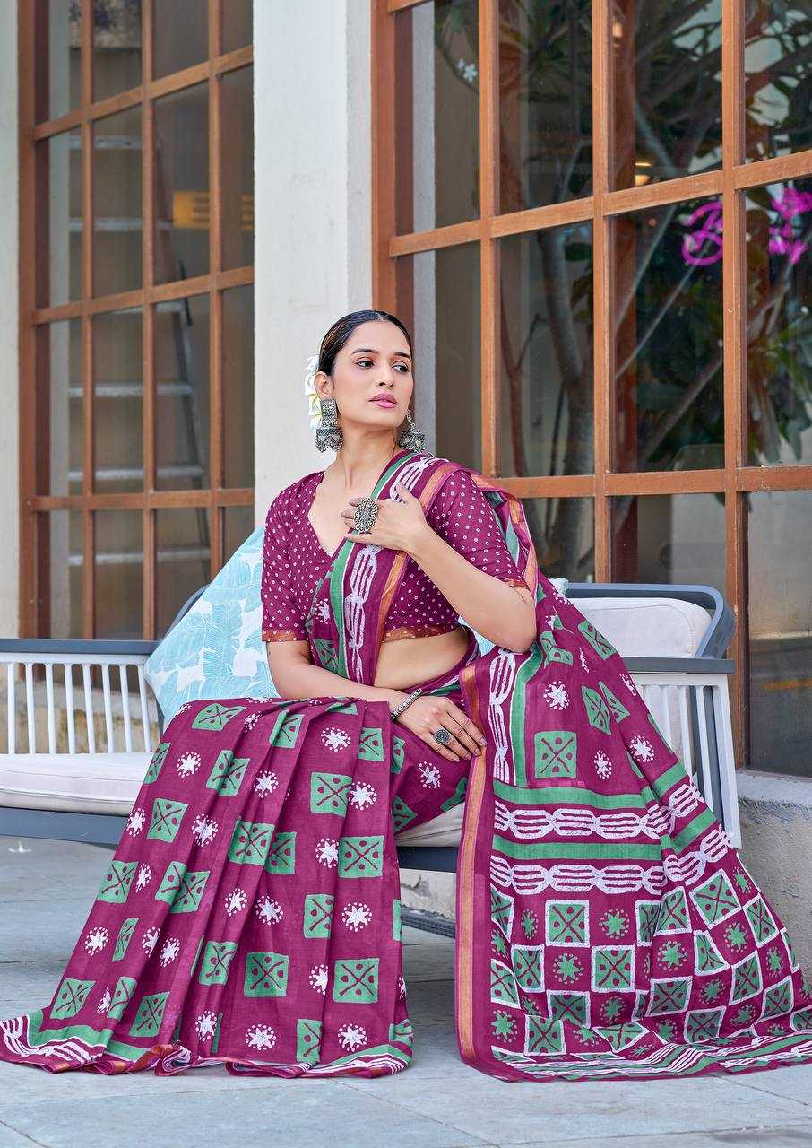 Ynf Cotton RIN229 83 Sarees Wholesale Printed Cotton Saree Cotton Sarees Mulmul Cotton Sarees Manufacturer