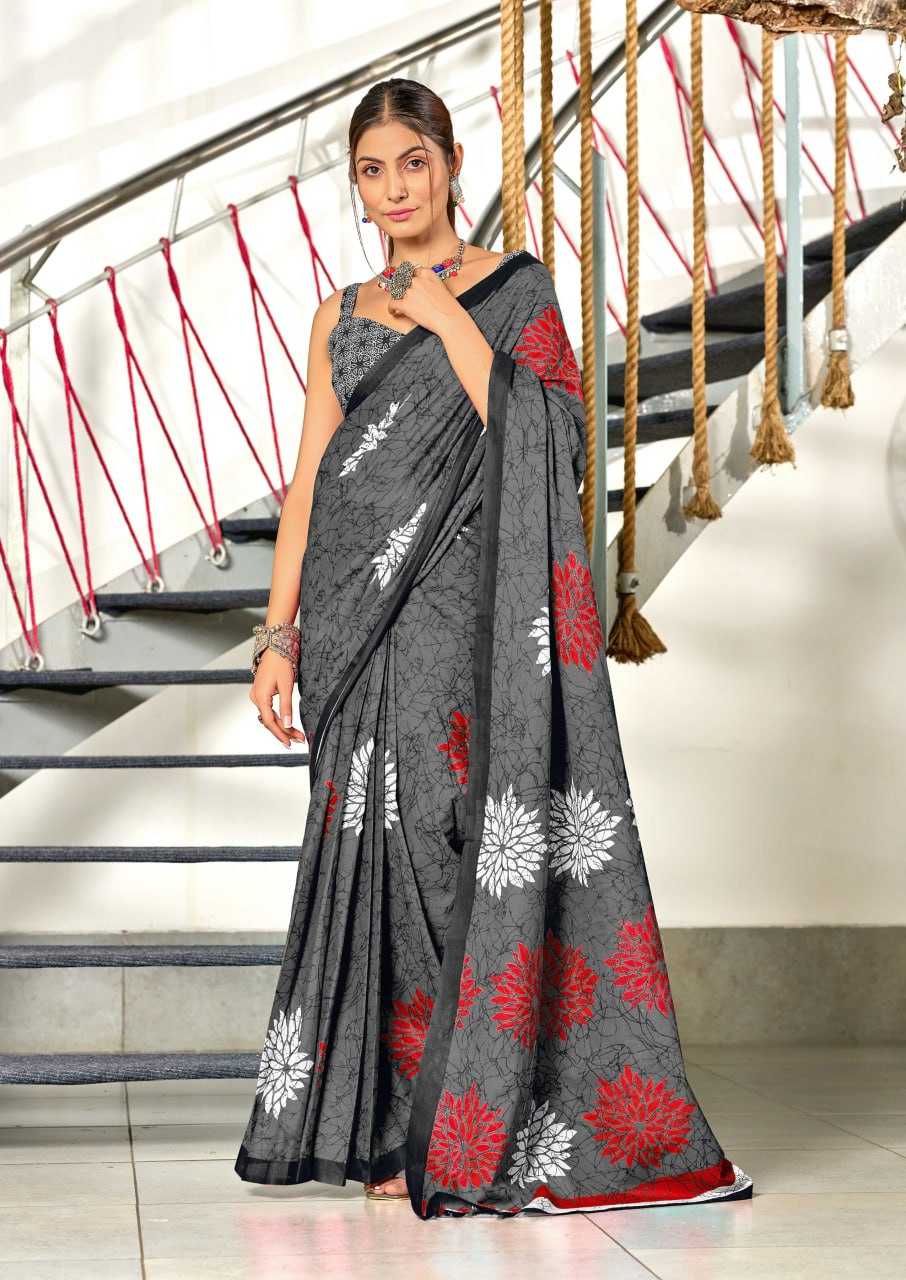 Ynf Cotton RIN229 SRIVIDYA Sarees Wholesale Printed Cotton Saree Cotton Sarees Mulmul Cotton Sarees Manufacturer