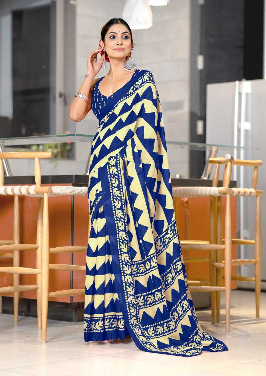 Ynf Cotton RIN229 VIHAANA Sarees Wholesale Printed Cotton Saree Cotton Sarees Mulmul Cotton Sarees Manufacturer
