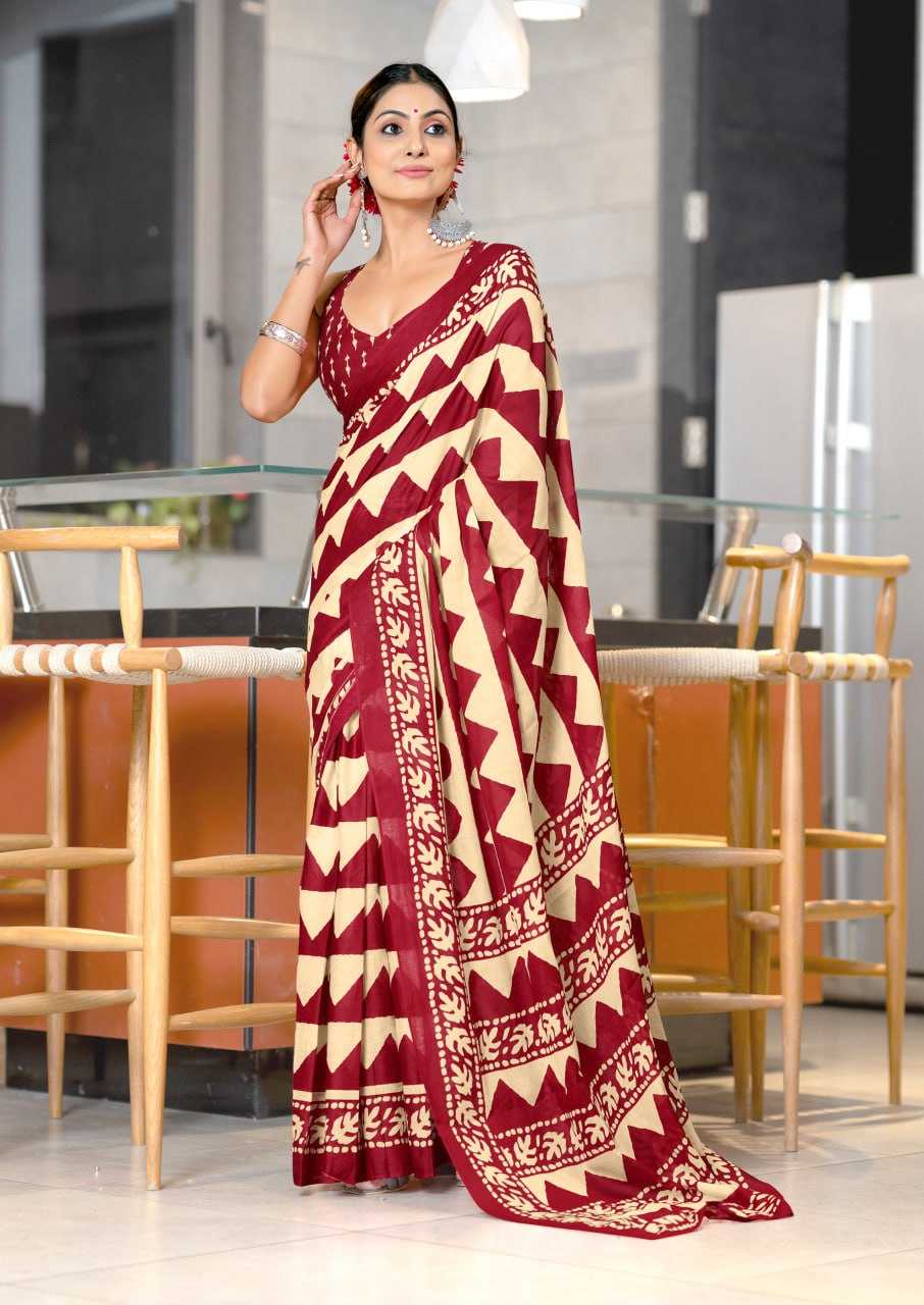 Ynf Cotton RIN229 VIHAANA Sarees Wholesale Printed Cotton Saree Cotton Sarees Mulmul Cotton Sarees Manufacturer