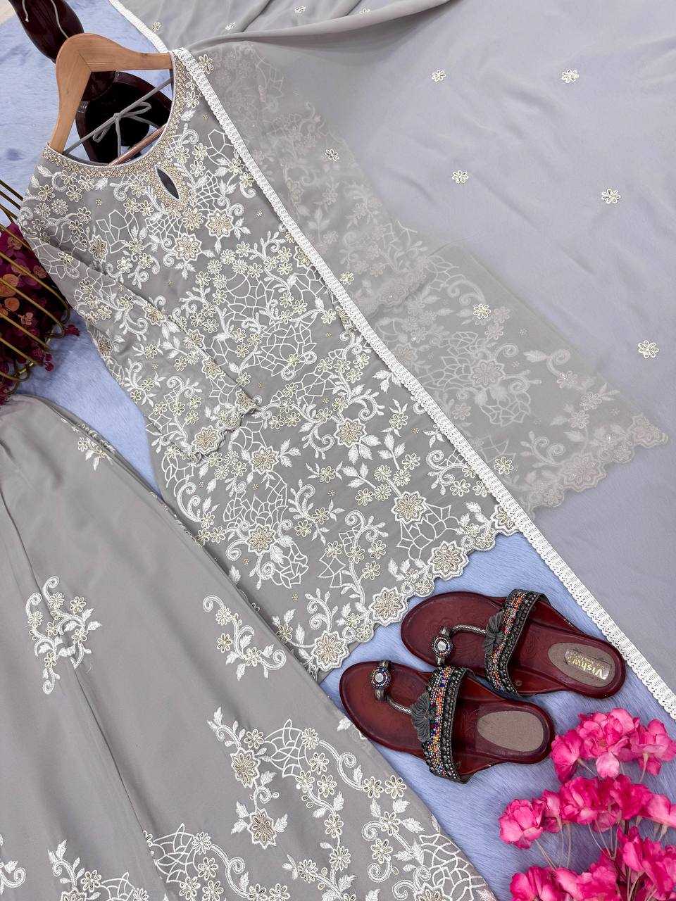 Ynf Faux Georgette KESH141 196 Suits & Dresses Wholesale Embroidery Suits Georgette Suit Designer Suits Manufacturer