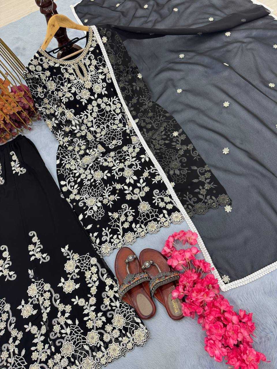 Ynf Faux Georgette KESH141 196 Suits & Dresses Wholesale Embroidery Suits Georgette Suit Designer Suits Manufacturer