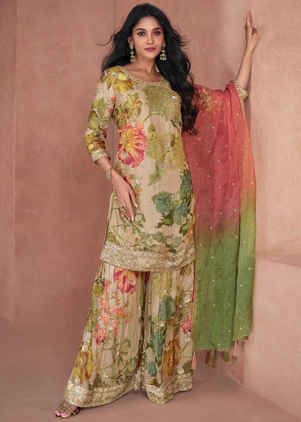 Ynf Georgette KESH481 LOTUS (NX) Suits & Dresses Wedding Collections Festive Collections Wholesale Georgette Suit Ladies Silk Suit Wedding Outfits Manufacturer