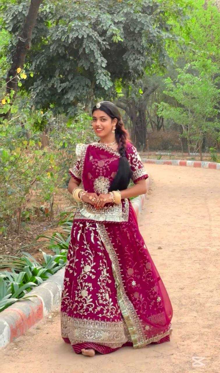 Ynf Georgette KESH496 517 Lehengas Wholesale Georgette Lehenga Darbari Poshak Rajasthani Poshak Manufacturer