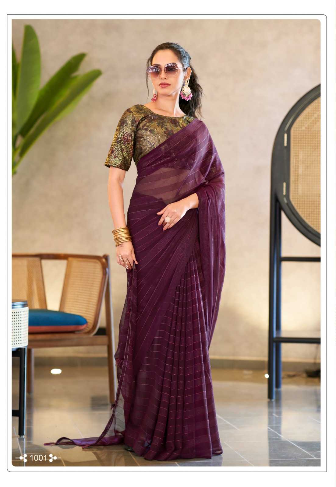 Ynf Georgette RIN203 Falcon Sarees Wedding Collections Festive Collections Wholesale Designer Sarees Georgette Sarees Haldi Outfits Manufacturer
