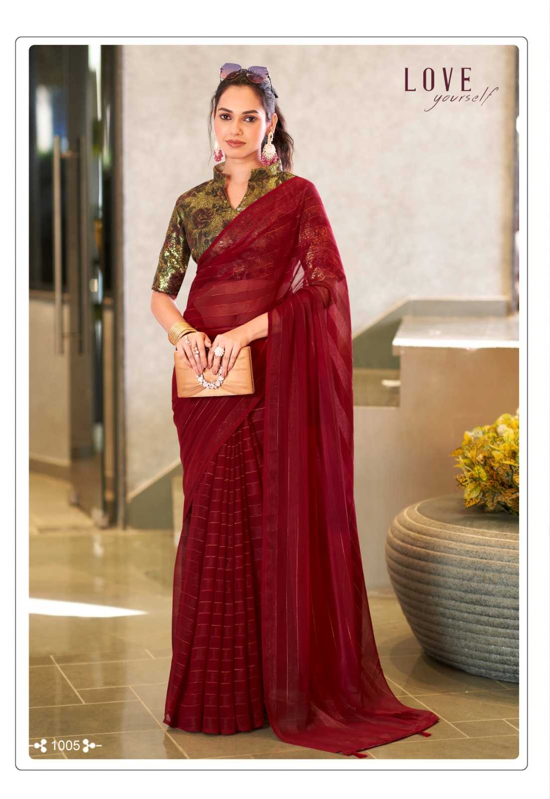 Ynf Georgette RIN203 Falcon Sarees Wedding Collections Festive Collections Wholesale Designer Sarees Georgette Sarees Haldi Outfits Manufacturer