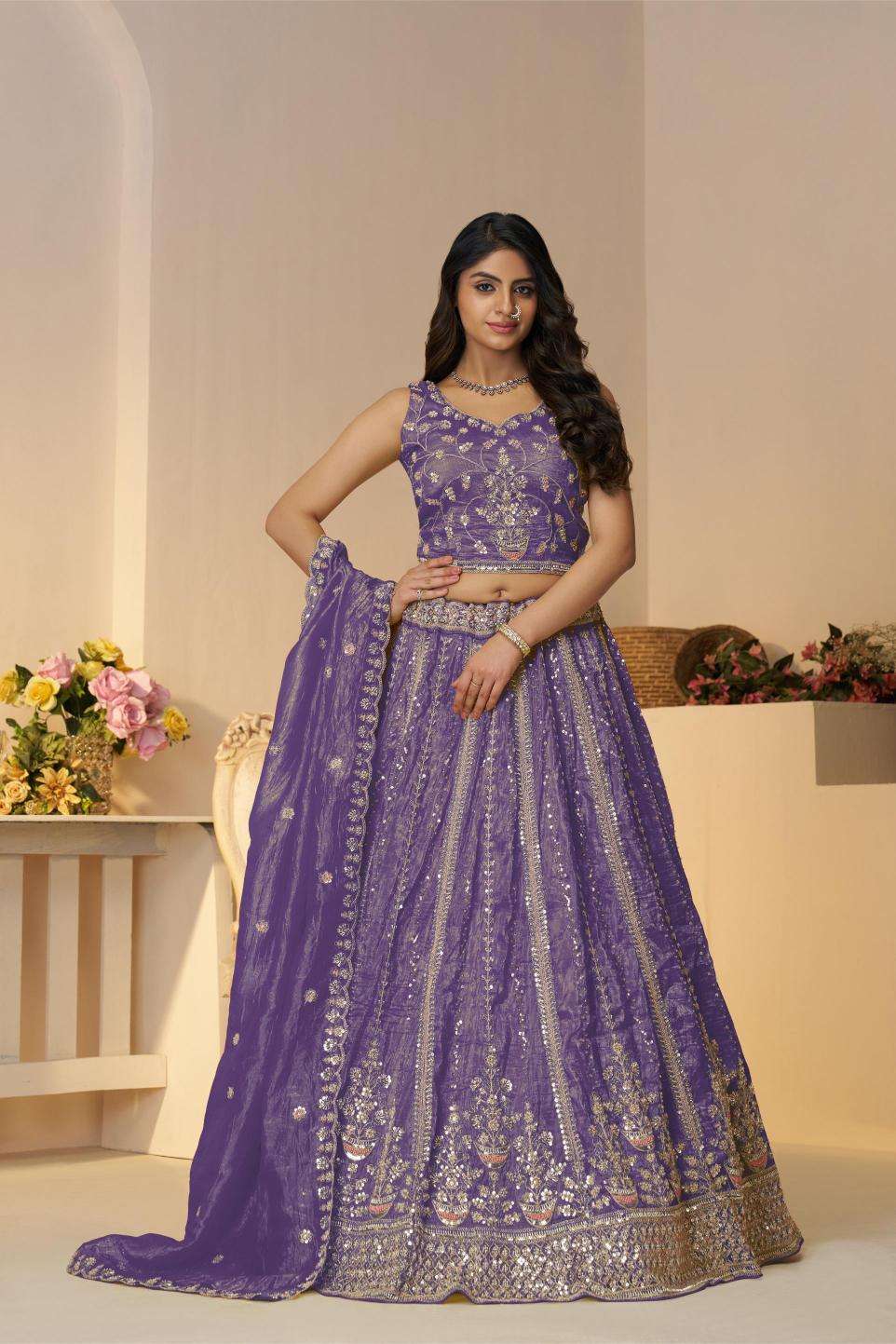 Ynf Jimmy Choo RIN230 44 Lehengas Wholesale Designer Lehenga Fancy Lehenga Embroidered Lehenga Manufacturer
