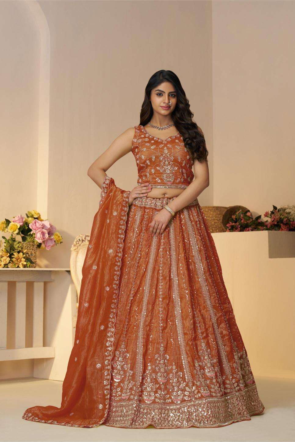 Ynf Jimmy Choo RIN230 44 Lehengas Wholesale Designer Lehenga Fancy Lehenga Embroidered Lehenga Manufacturer