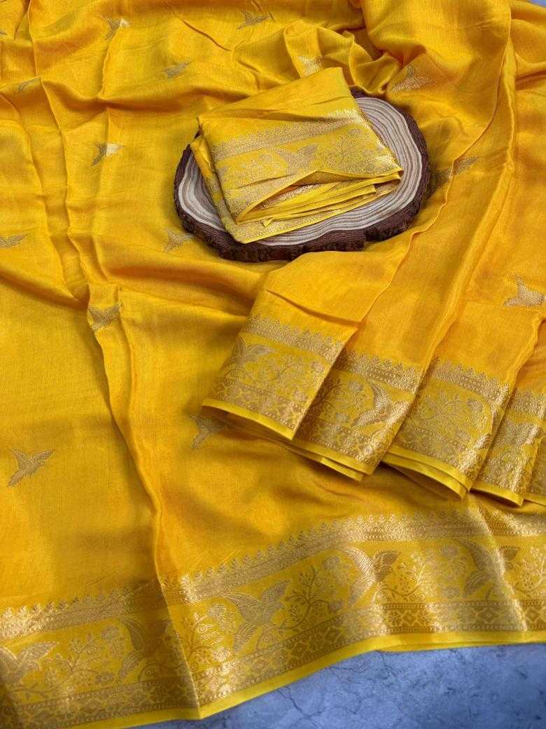 Ynf Muslin Silk RIN178 chidiya Silk Sarees Wedding Collections Festive Collections Wholesale Muslin Silk Saree Designer Silk Sarees Silk Sarees For Weddings Manufacturer