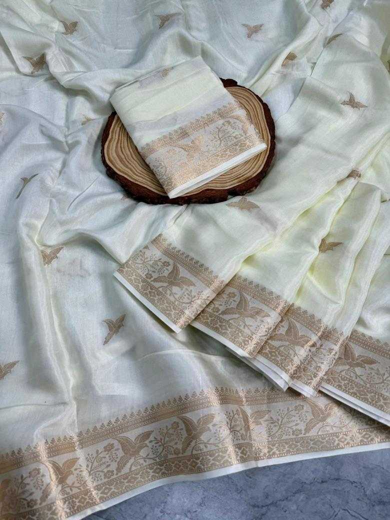 Ynf Muslin Silk RIN178 chidiya Silk Sarees Wedding Collections Festive Collections Wholesale Muslin Silk Saree Designer Silk Sarees Silk Sarees For Weddings Manufacturer