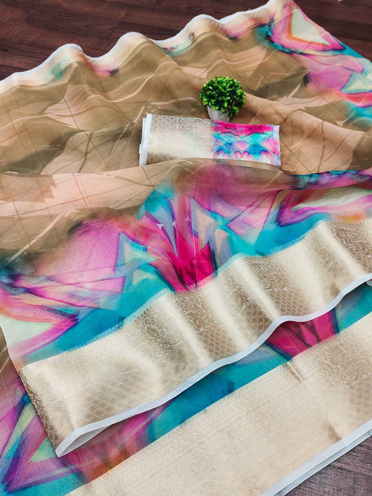 Ynf Organza RIN203 Natural Sarees Wedding Collections Festive Collections Wholesale Designer Sarees Organza Sarees Zari Border Sarees Manufacturer
