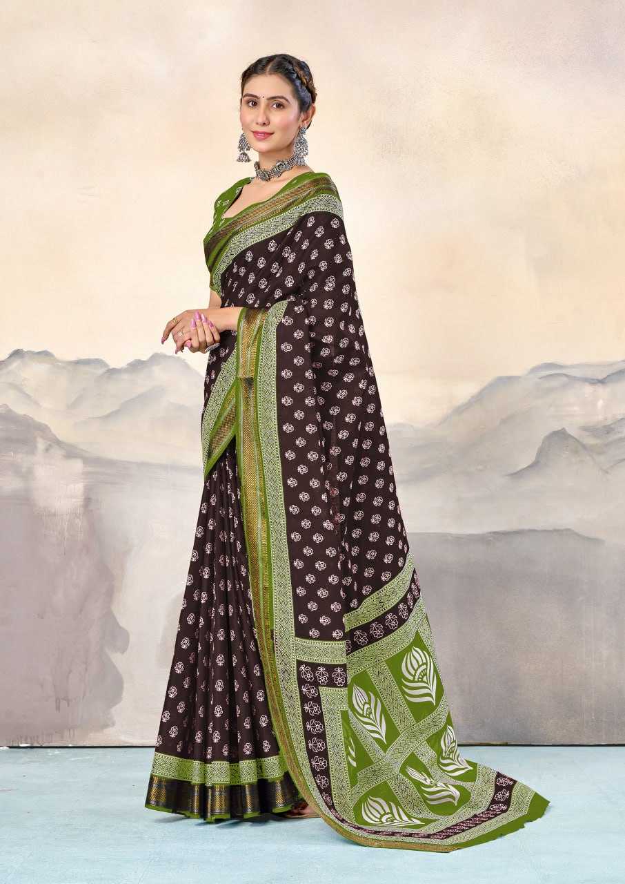 Ynf Pure Cotton RIN229 RASHMIKA Sarees Wholesale Printed Cotton Saree Cotton Sarees Mulmul Cotton Sarees Manufacturer