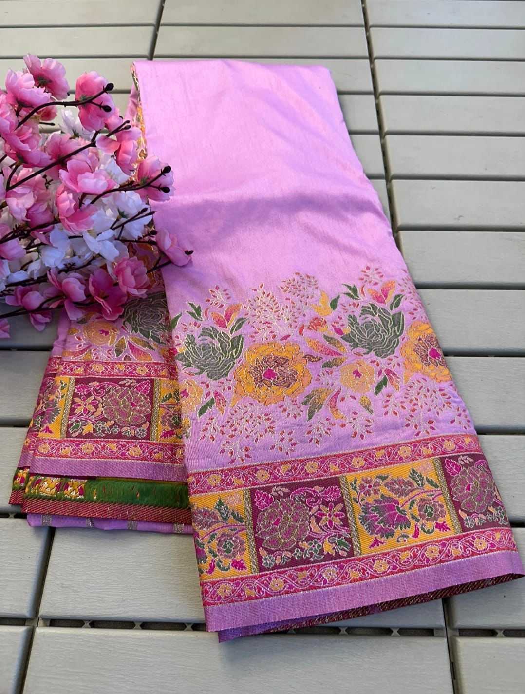 Ynf Pure Pashmina KESH484 270 Silk Sarees Wedding Collections Festive Collections Wholesale Zari Border Silk Sarees Festival Silk Sarees Haldi Outfits Manufacturer