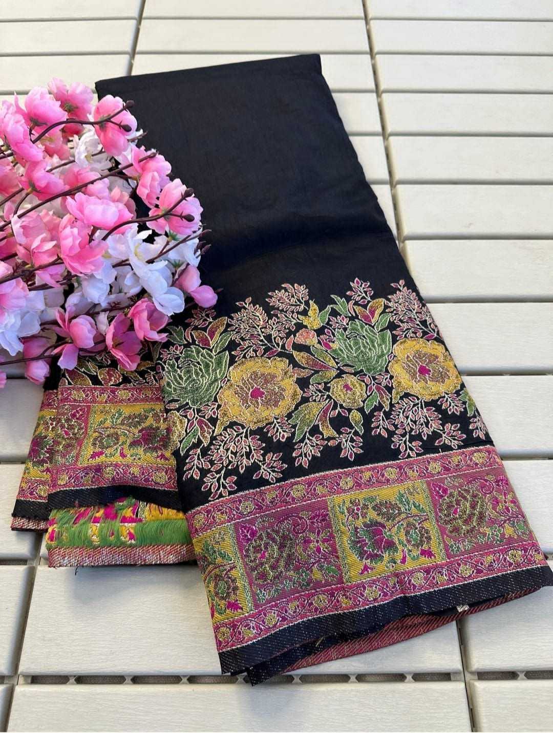 Ynf Pure Pashmina KESH484 270 Silk Sarees Wedding Collections Festive Collections Wholesale Zari Border Silk Sarees Festival Silk Sarees Haldi Outfits Manufacturer