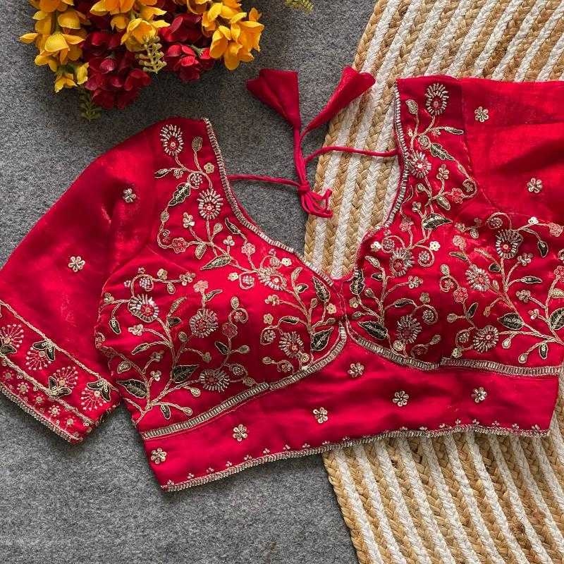 Ynf Pure Silk KESH426 BEADS-10 Readymade Blouses Wholesale Designer Blouse Fashion Blouse Silk Blouse Manufacturer