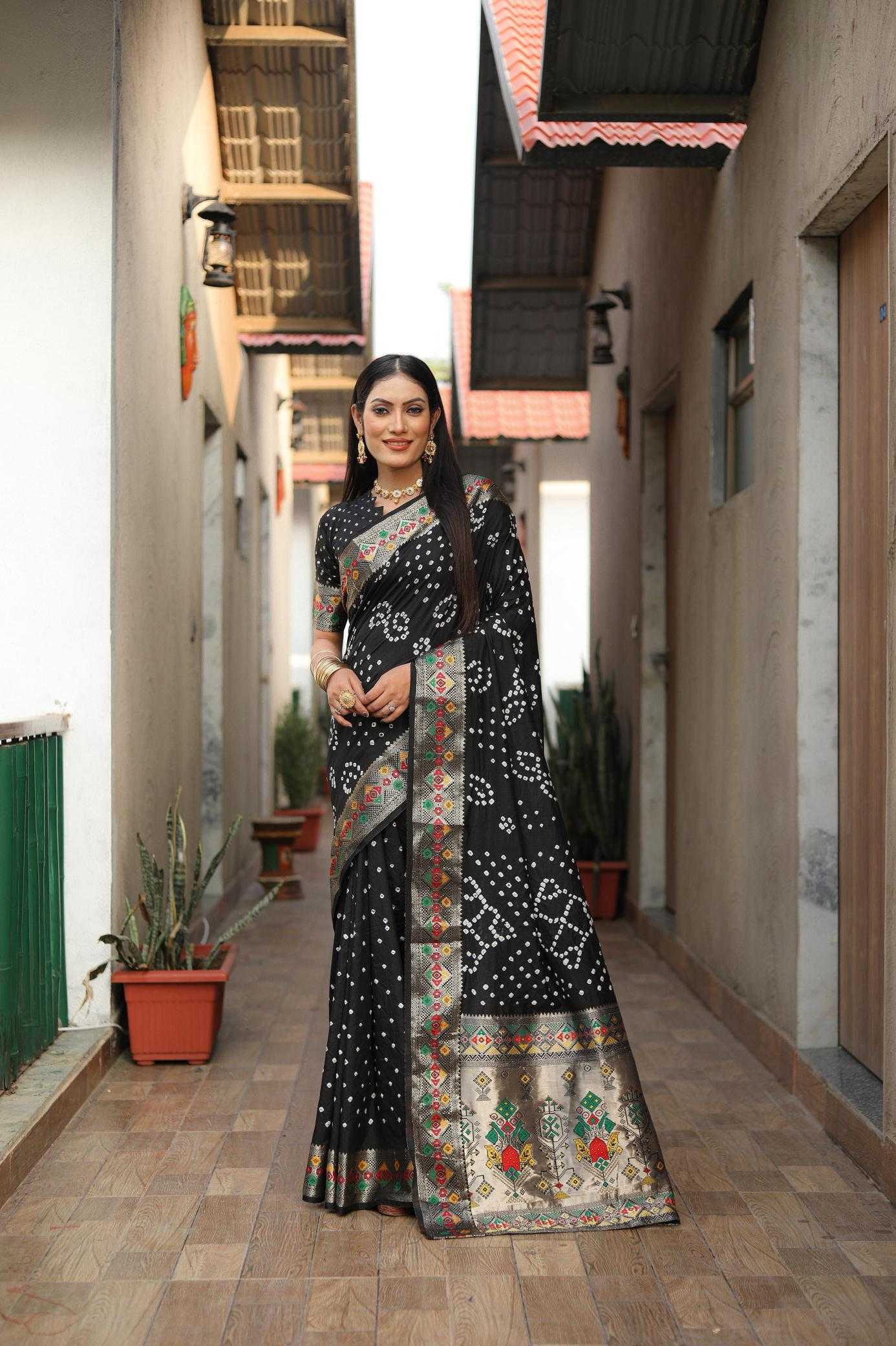 Ynf Pure Silk RIN183 MAYRA Silk Sarees Wedding Collections Festive Collections Wholesale Patola Sarees Designer Silk Sarees Zari Border Silk Sarees Manufacturer