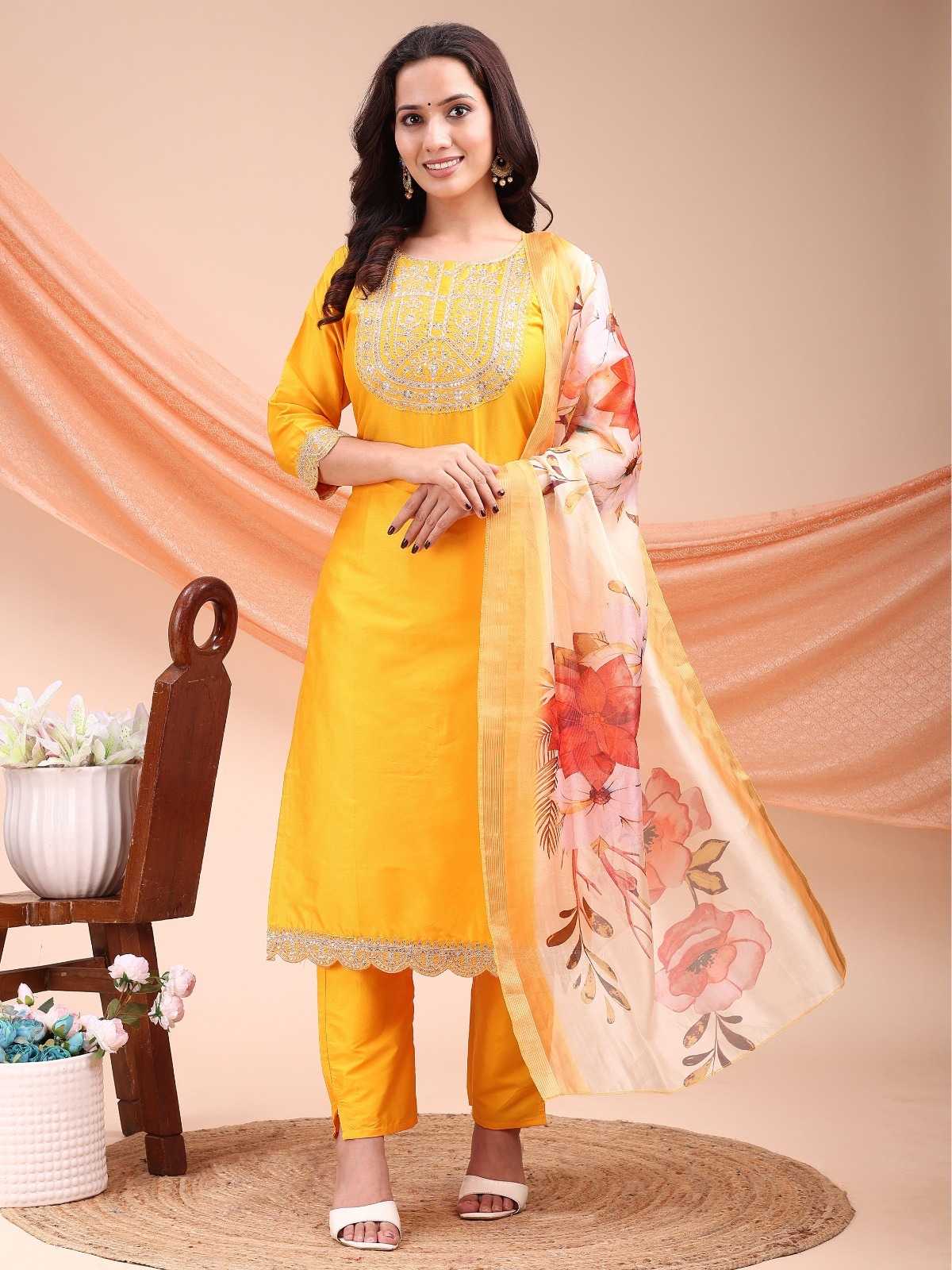 Ynf Silk RIN222 SI-225 Kurti Plus Size Collections Wholesale Designer Kurtis Embroidered Kurtis Silk Kurtis Manufacturer