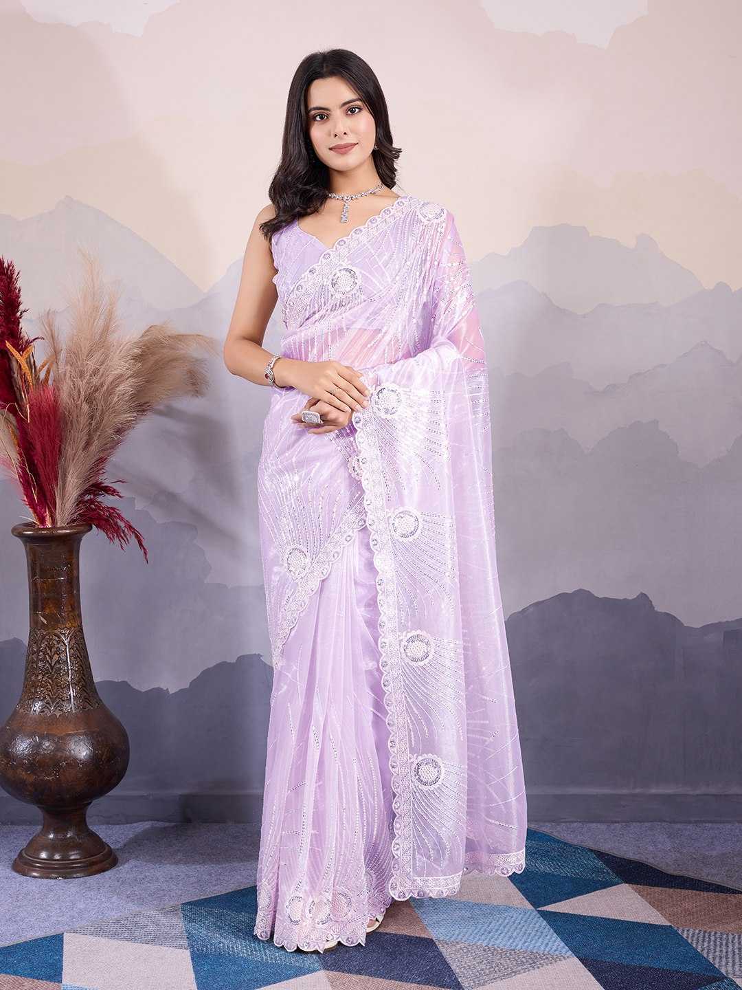 Ynf Twill Net RIN188 Kohinoor1 Sarees Wholesale Party Wear Sarees Sequence Sarees Net Sarees Manufacturer