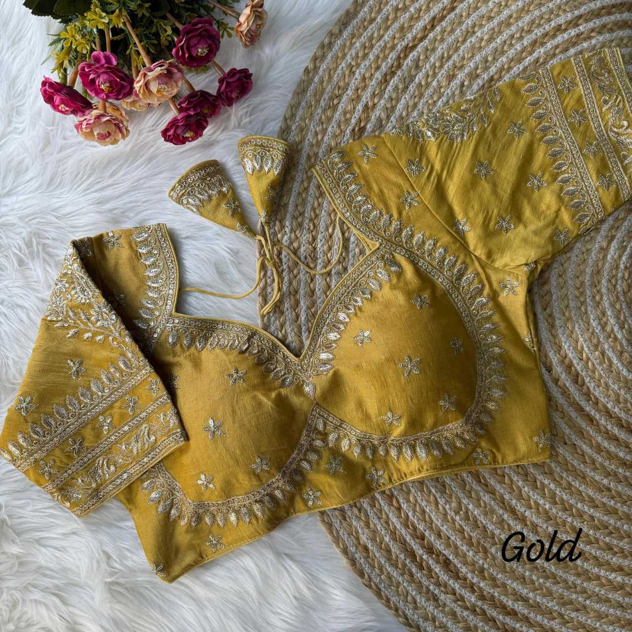 Ynf Vichitra Silk KESH426 221 Readymade Blouses Wedding Collections Festive Collections Wholesale Sequence Embroidery Blouse Party Wear Blouse Silk Blouse Manufacturer