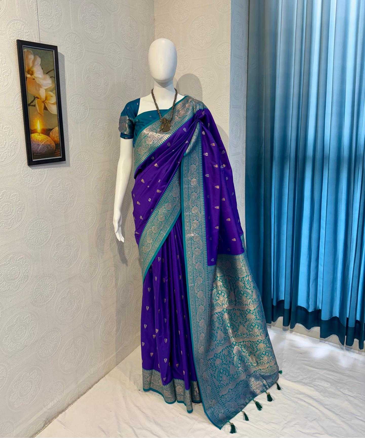 Ynf Banarasi Soft Silk RIN118 PULKA Silk Sarees Wholesale Banarasi Silk Sarees Soft Silk Sarees Designer Silk Sarees Manufacturer