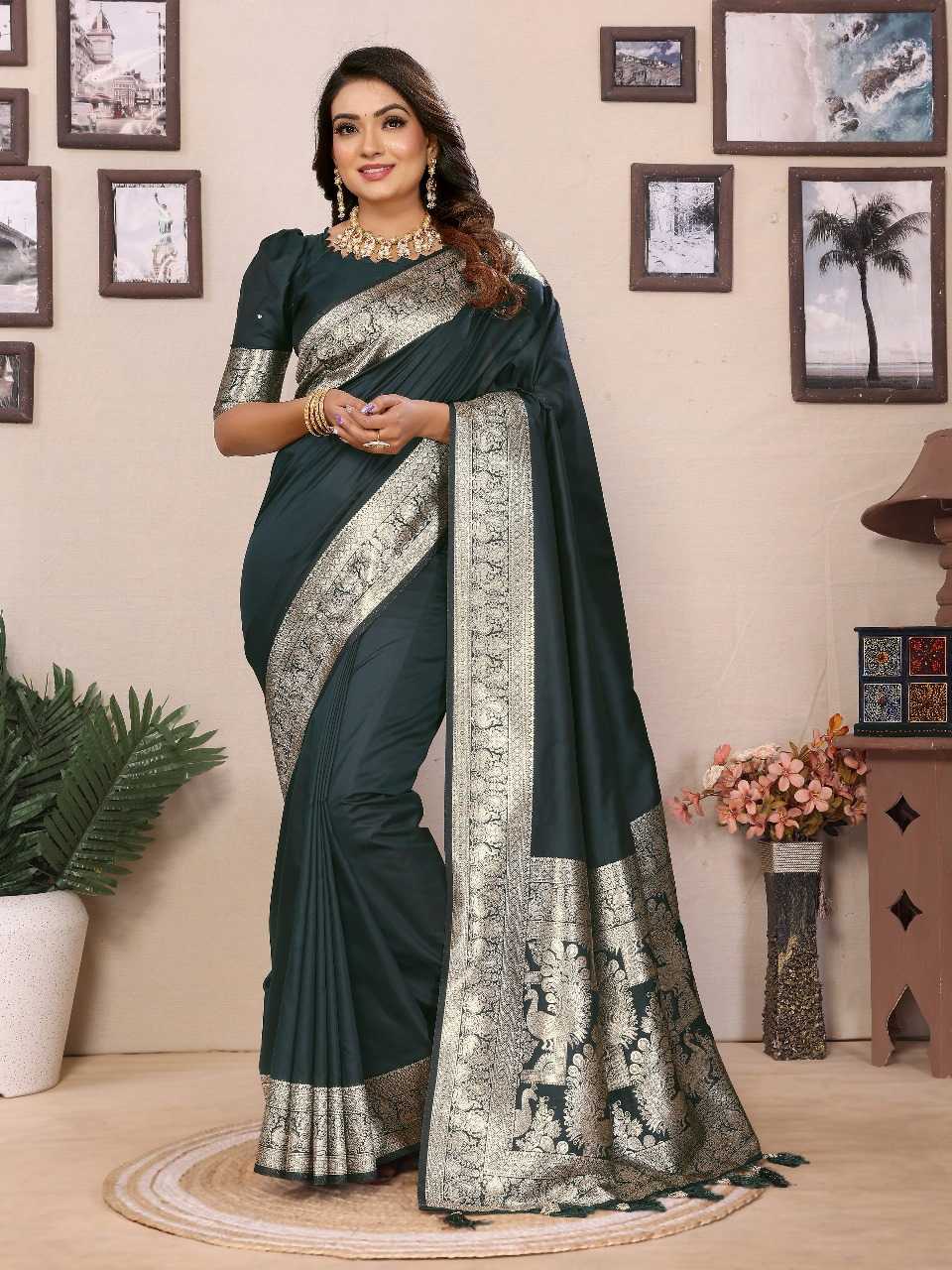 Ynf Banarasi Soft Silk RIN144 Ruby Silk Sarees Wholesale Banarasi Silk Sarees Designer Silk Sarees Silk Sarees For Weddings Manufacturer