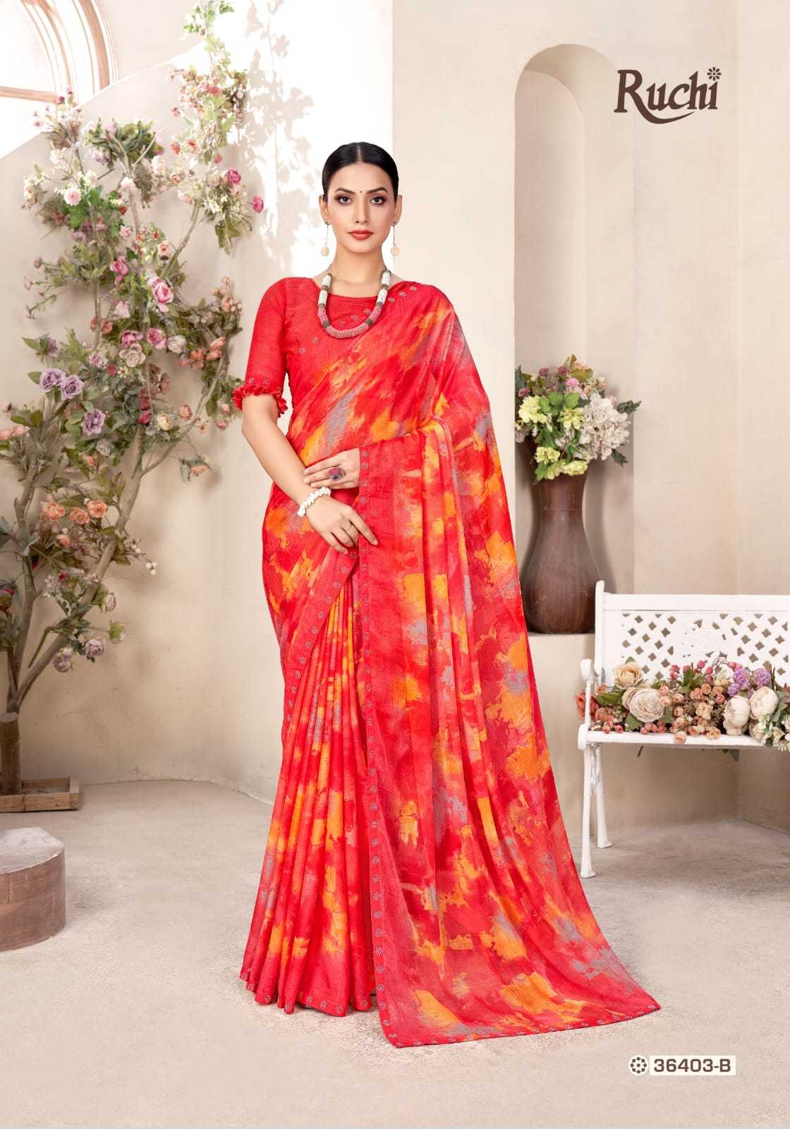 Ynf Chiffon KESH522 122 Sarees Wholesale Chiffon Sarees Swarovski Sarees Manufacturer