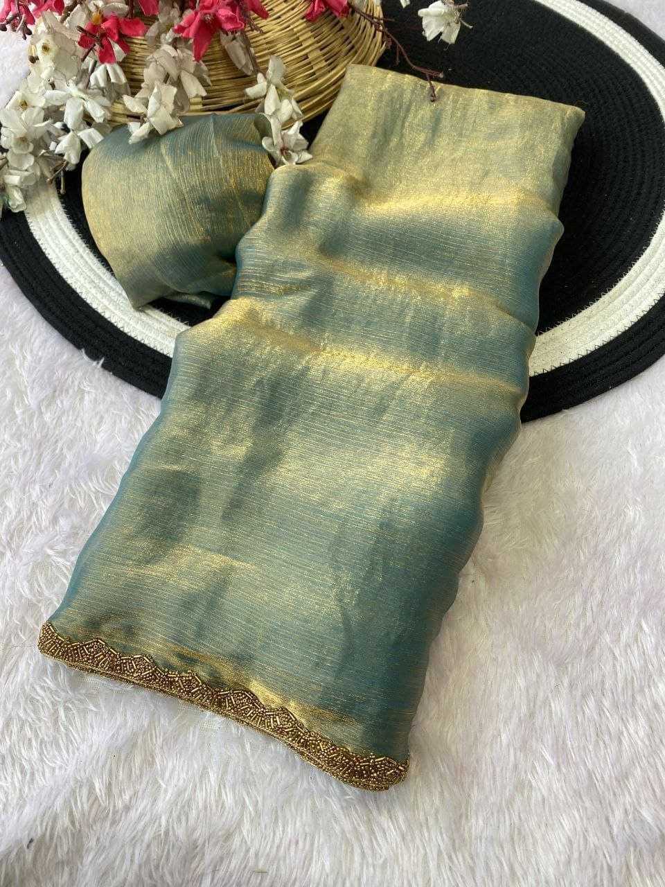Ynf Chiffon RIN216 APSARA Sarees Wholesale Fancy Sarees Hand Work Sarees Manufacturer