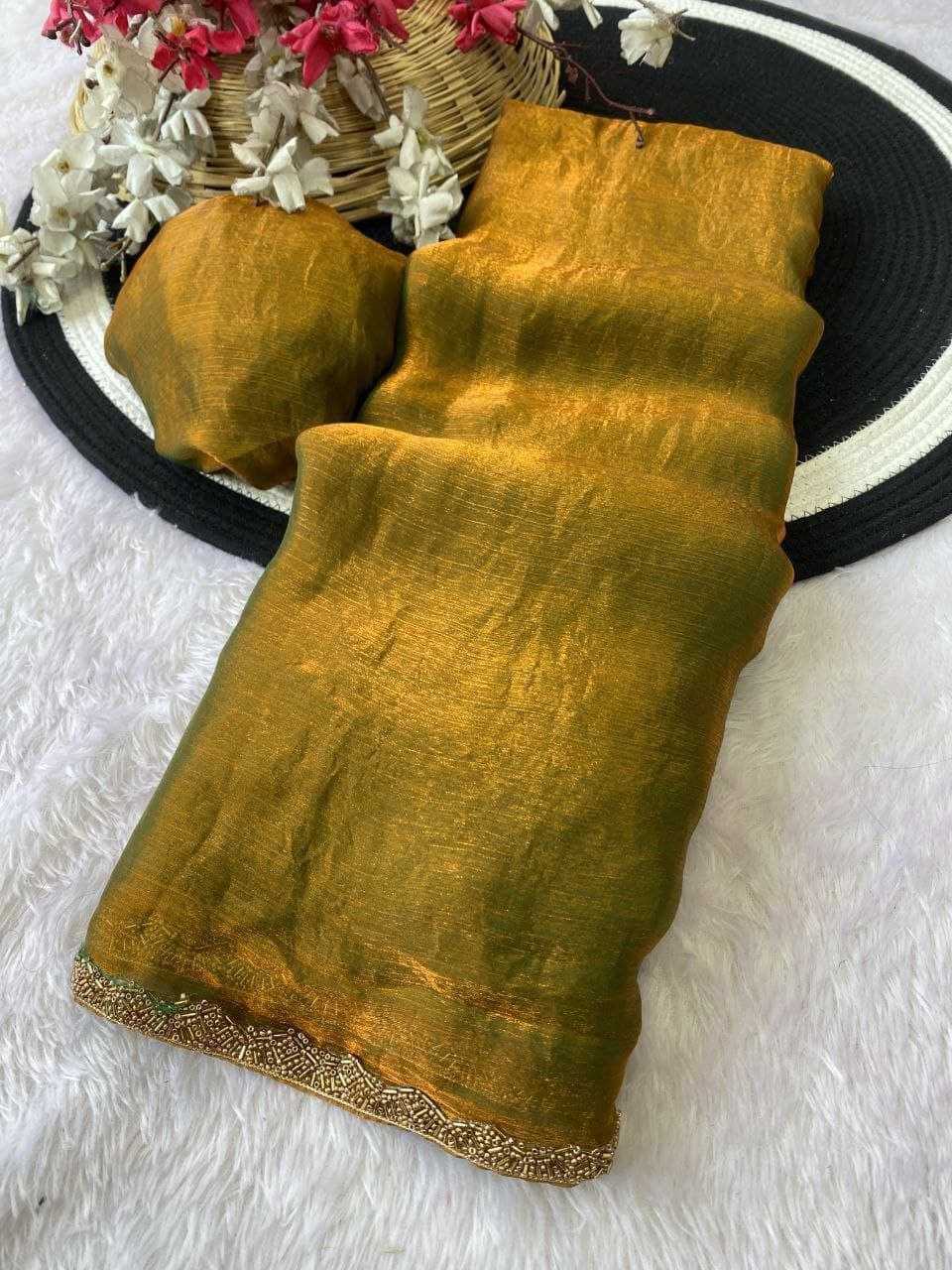 Ynf Chiffon RIN216 APSARA Sarees Wholesale Fancy Sarees Hand Work Sarees Manufacturer
