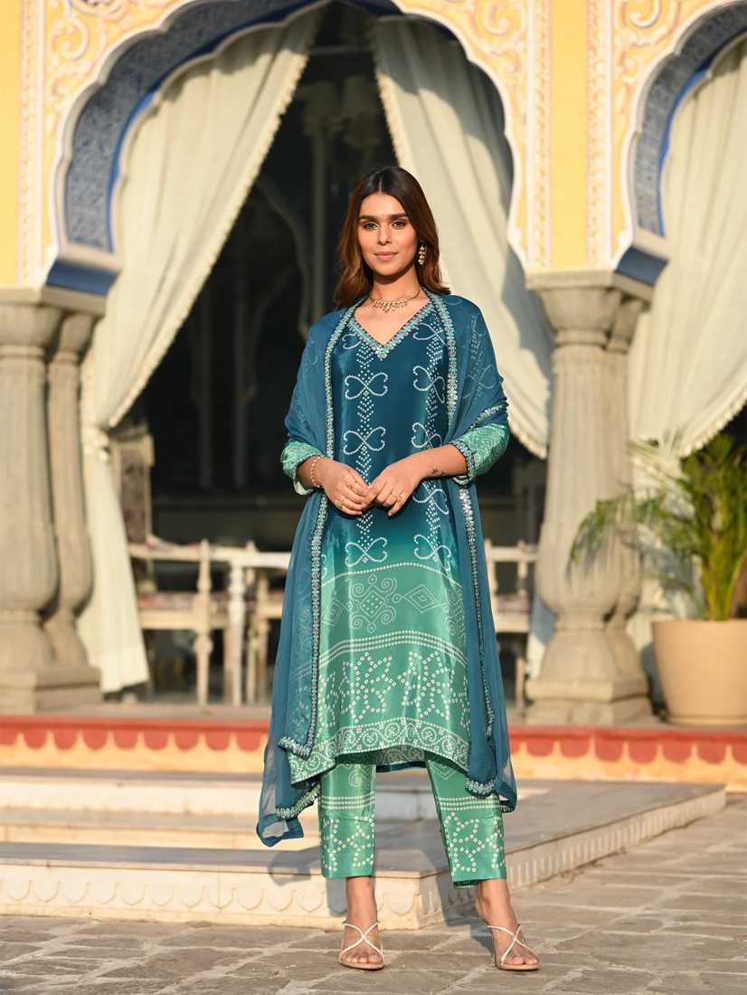 Ynf Chinon Silk KESH545 1021 Kurti Wholesale Kurti Bottom With Dupatta Manufacturer