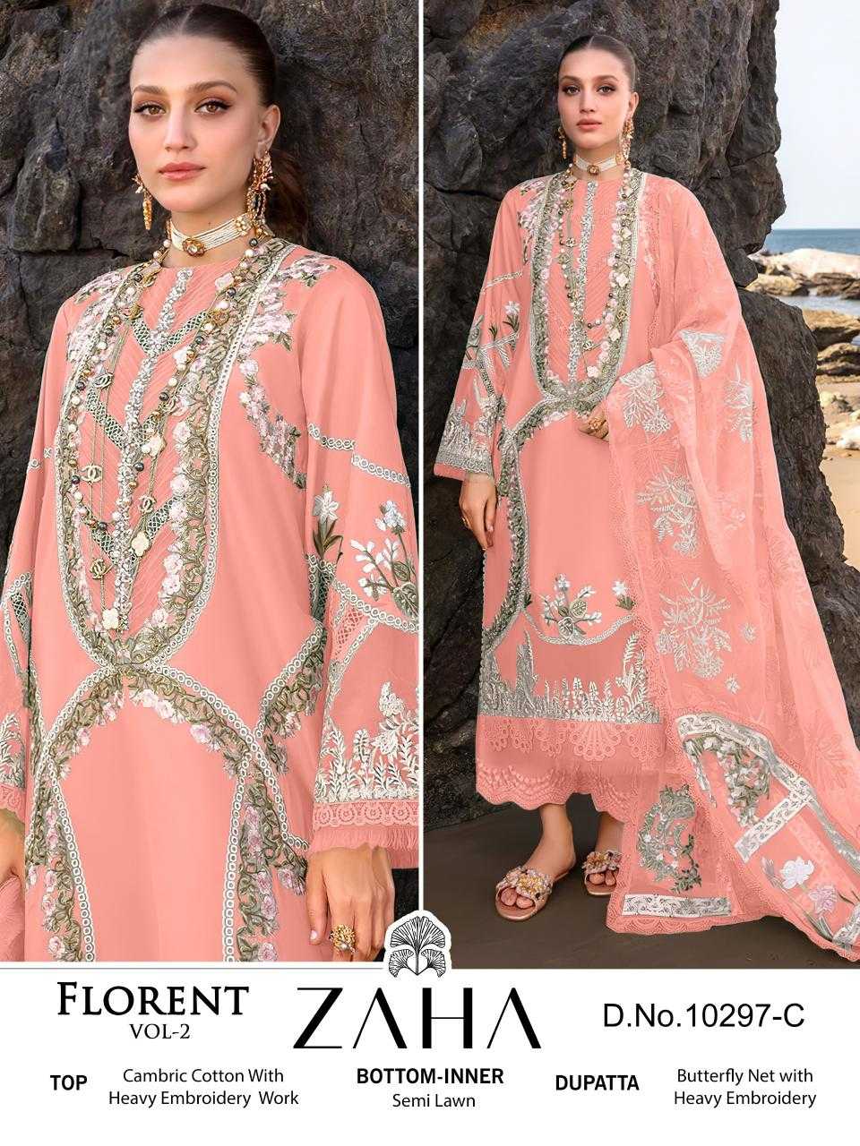 Ynf Cotton Cambric KESH444 ZAHA-10297 Suits & Dresses Wholesale Embroidery Suits Cotton Suits Designer Suits Manufacturer