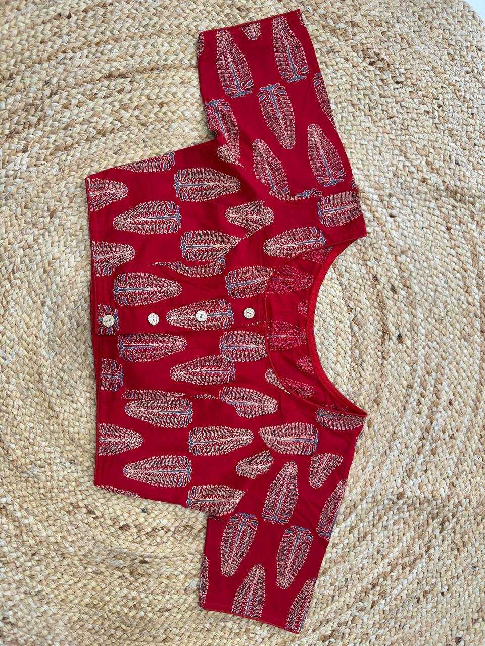 Ynf Cotton KESH437 JUMIA Readymade Blouses Wholesale Printed Blouse Designer Blouse Cotton Blouse Manufacturer