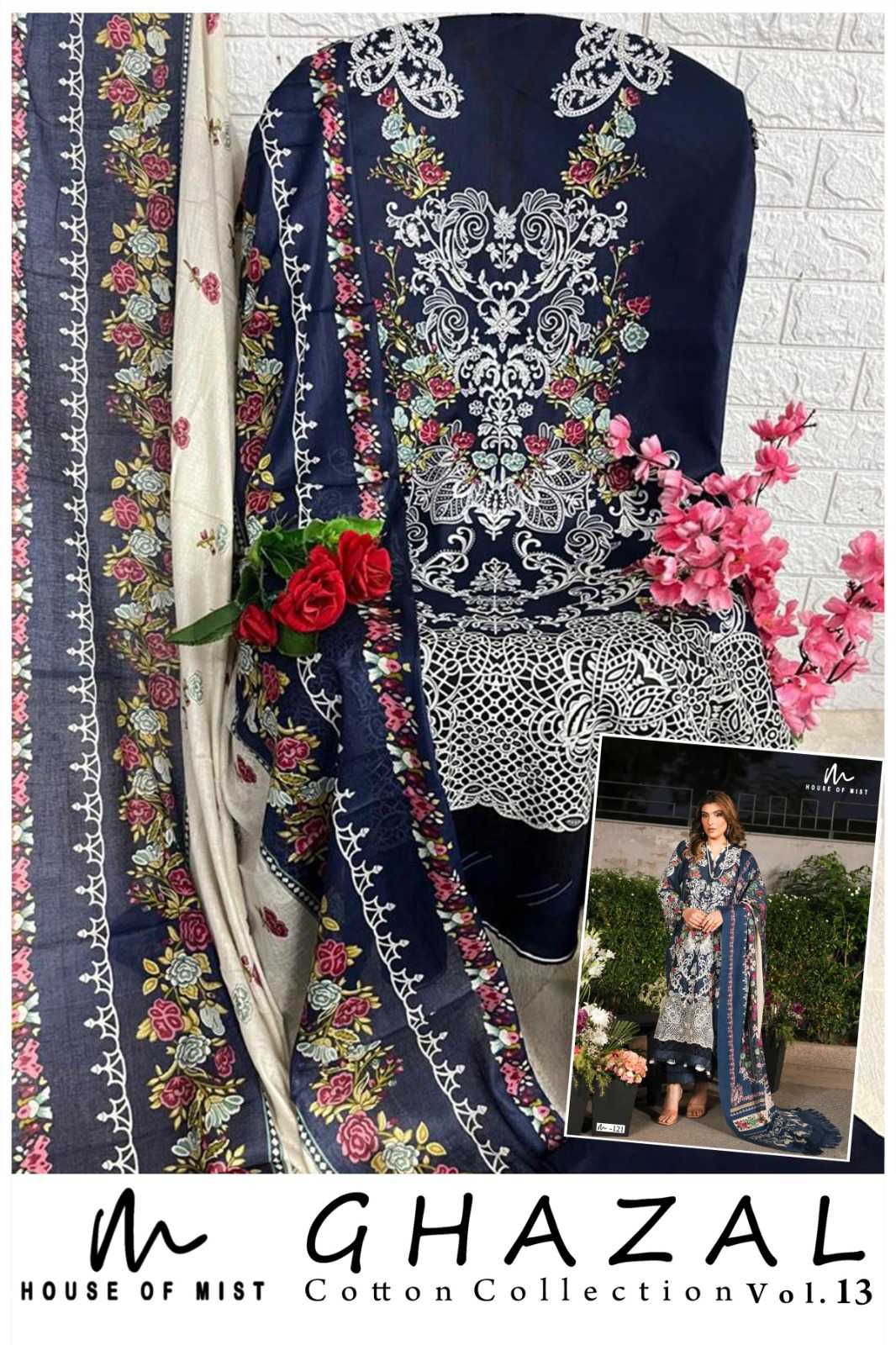 Ynf Cotton KESH444 HOUSE OF MIST Suits & Dresses Wholesale Cotton Suits Party wear suits Designer Suits Manufacturer