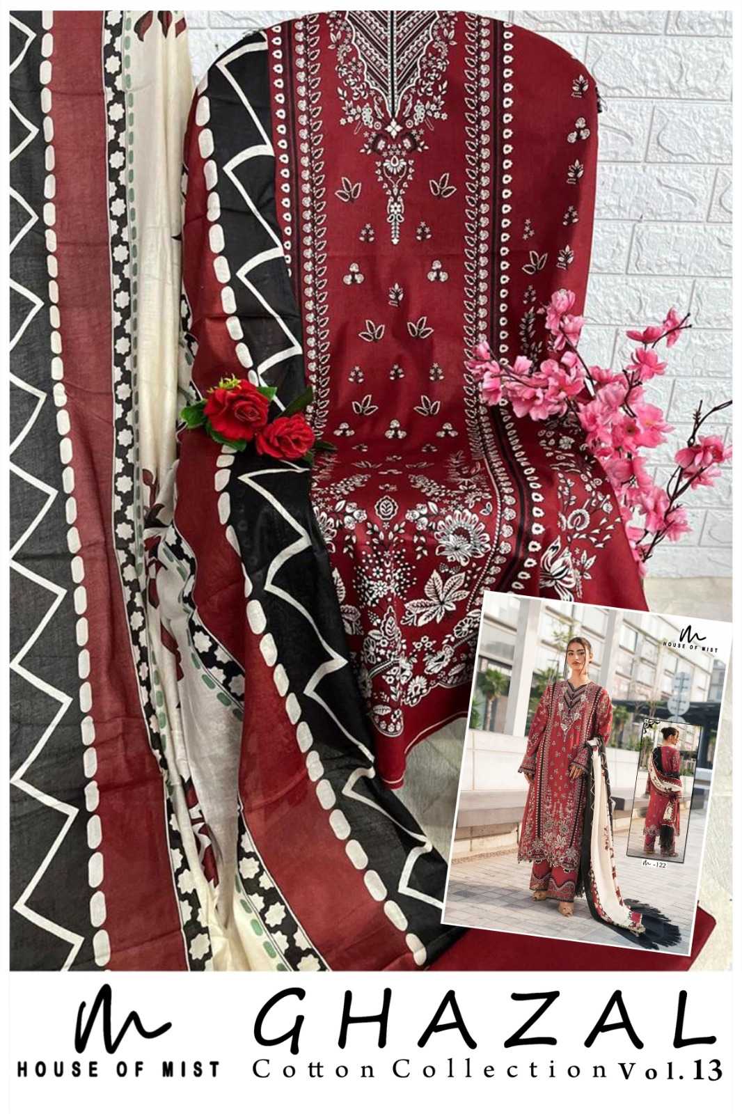 Ynf Cotton KESH444 HOUSE OF MIST Suits & Dresses Wholesale Cotton Suits Party wear suits Designer Suits Manufacturer