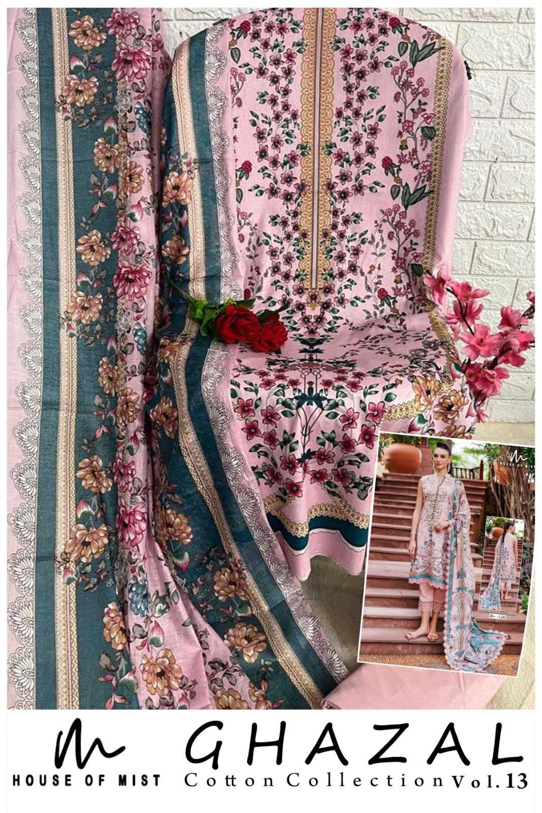 Ynf Cotton KESH444 HOUSE OF MIST Suits & Dresses Wholesale Cotton Suits Party wear suits Designer Suits Manufacturer