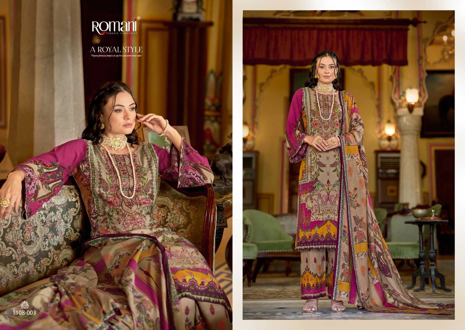 Ynf Cotton KESH444 MAHIRA VOL 2 by ROMANI Suits & Dresses Wholesale Printed Suits Cotton Suits Designer Suits Manufacturer