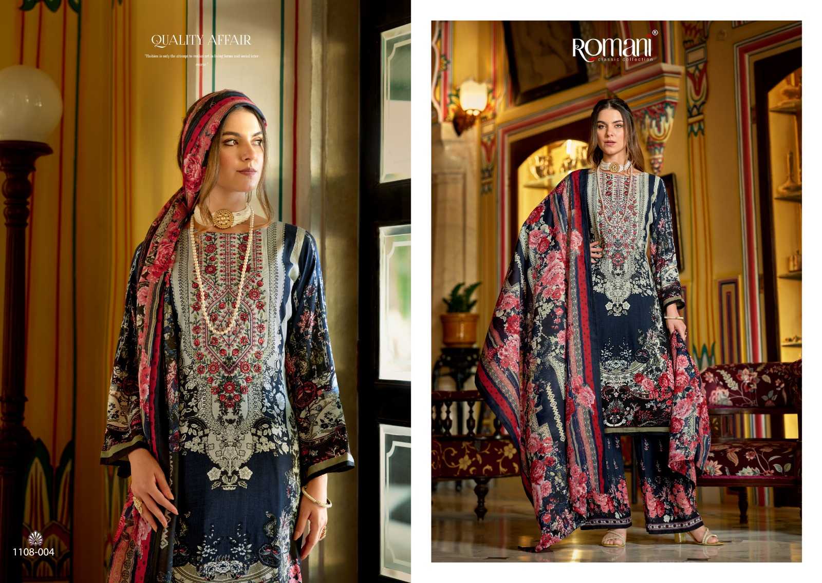 Ynf Cotton KESH444 MAHIRA VOL 2 by ROMANI Suits & Dresses Wholesale Printed Suits Cotton Suits Designer Suits Manufacturer