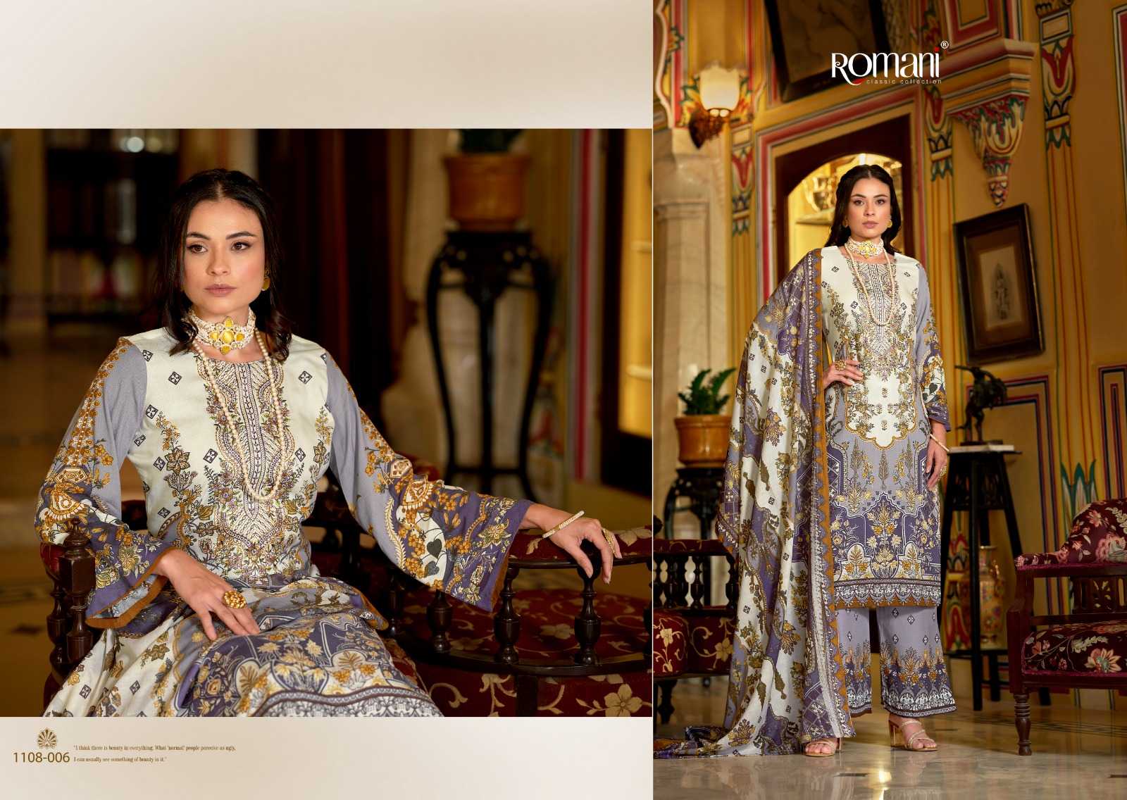 Ynf Cotton KESH444 MAHIRA VOL 2 by ROMANI Suits & Dresses Wholesale Printed Suits Cotton Suits Designer Suits Manufacturer