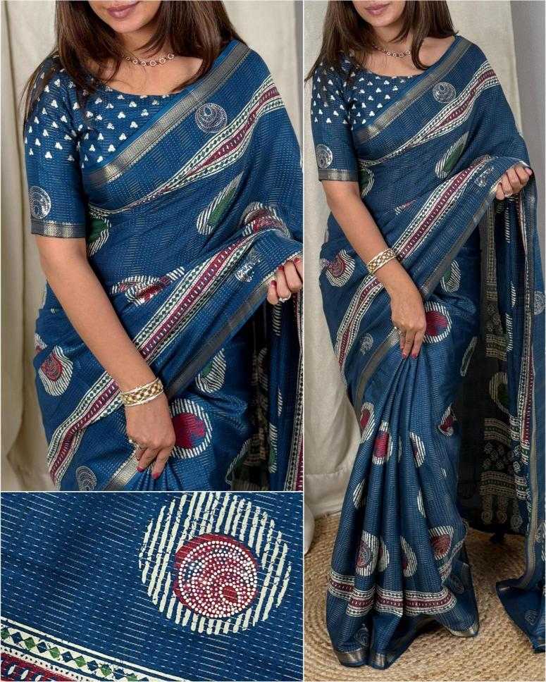 Ynf Cotton KESH500 Sushma Sarees Wholesale Jacquard Saree Zari Border Sarees Cotton Sarees Manufacturer