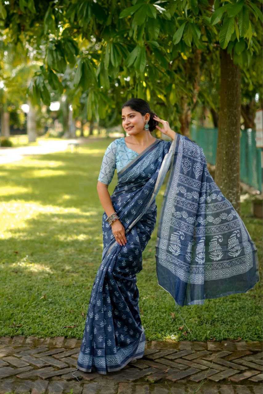 Ynf Cotton KESH532 UW BLOCK PRINT Sarees Wholesale Designer Sarees Zari Border Sarees Cotton Sarees Manufacturer
