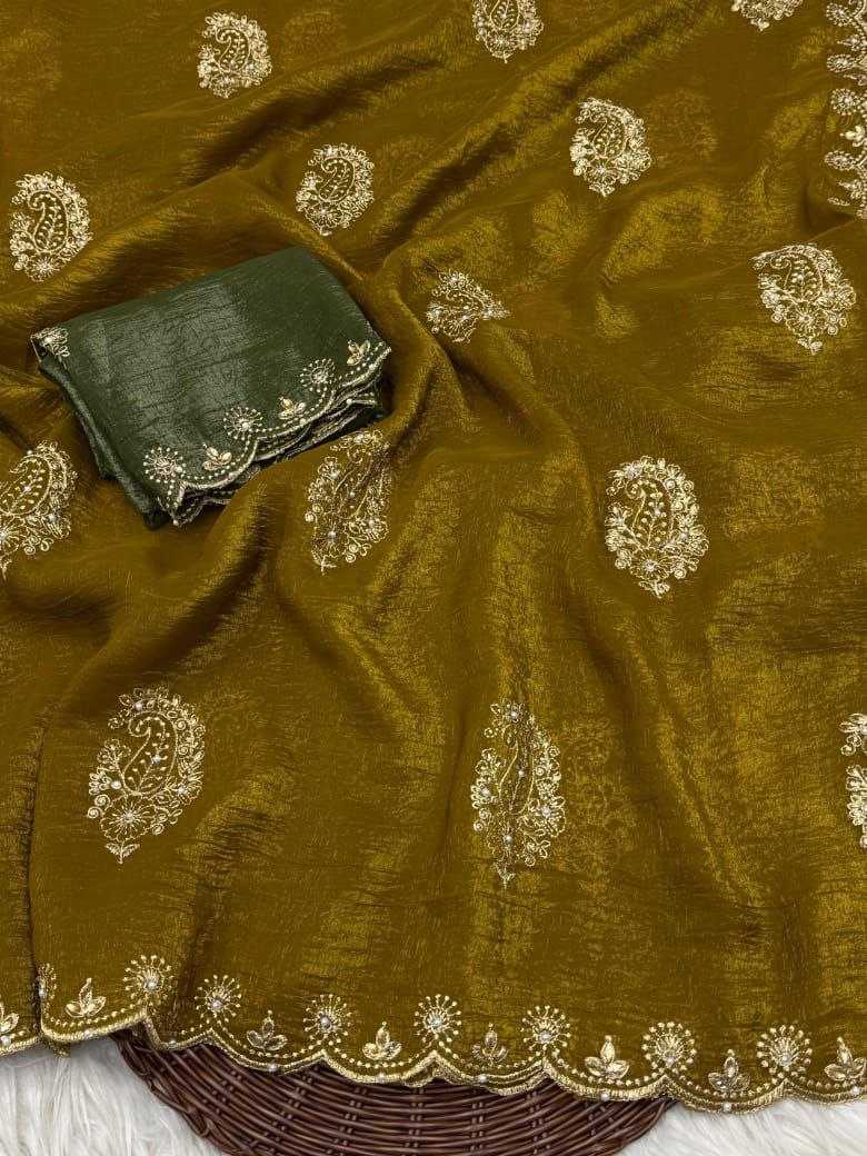 Ynf Crunchi RIN171 904 Sarees Wholesale Party Wear Sarees Fancy Sarees Silk Sarees Manufacturer