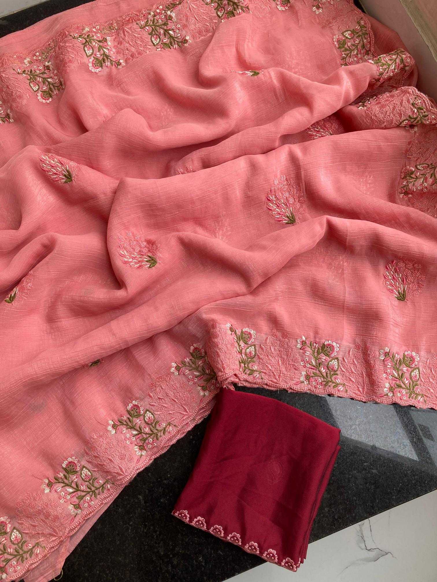 Ynf Crush Silk RIN198 EASTERN Silk Sarees Wholesale Designer Silk Sarees Fancy Silk Sarees Embroidered Silk Sarees Manufacturer